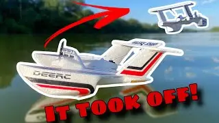 This boat flies... literally.