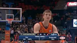 Justin Doellman | 32 points | 42 PIR | Valencia vs Zaragoza | ACB 2013-14