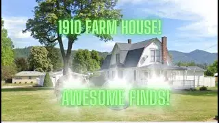 The old 1910 farm house (awesome relics and coins!)