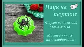 Паук на паутине. Форма из магазина Мама мыла. Мастер-класс по мыловарению.