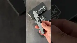 Buck Mini Deploy Blackout, Wharncliffe Blade, Auto 🔪