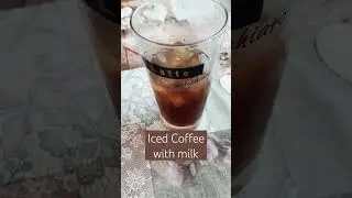 Iced Coffee • with milk • | The best summer drink🧋| #coffee #shorts #summer #drink #nosugar #wfh
