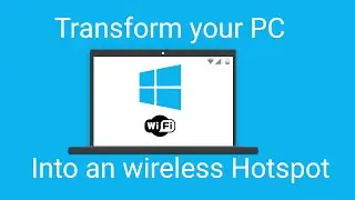 Transform your Windows 10 & Windows 8 & 7  devices into a powerful WiFi Hotspot easily