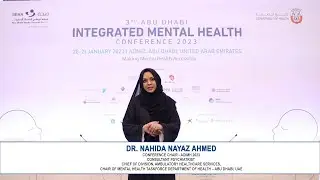 Dr.  Nahida Nayaz Ahmed at the 3rd Abu Dhabi Integrated Mental Health Conference 2023