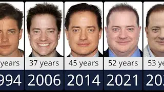 Brendan Fraser from 1991 to 2023