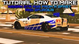 HOW TO MAKE (DETAILED) PAUL WALKER NISSAN GTR R35 FROM 2FAST AND 2FURIOUS IN CAR PARKING MULTIPLAYER