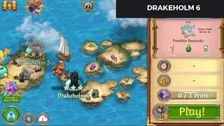 Merge Dragons | Drakeholm 6 | 3 Stars 🌟🌟🌟| With Commentary