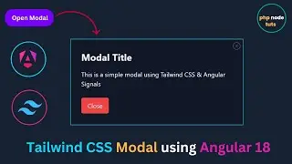 🤓Tailwind CSS Modal using Angular 18 | Tailwind CSS Modal using Angular Signals |Angular 18 Tutorial
