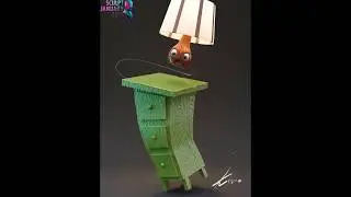 Sculpt January 2018 - Day 23: Furniture