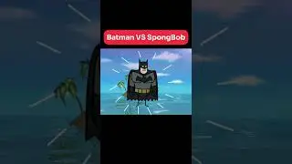 Бэтмен против Губки Боба #spongebob #batman #batttle_cartoon