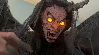 Forest Demon Animatronic Demo | Spirit Halloween 2017 