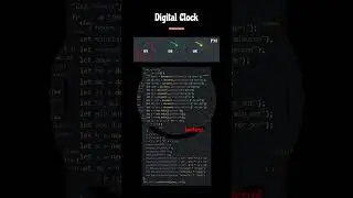 Digital Clock #html #css #js #programming #coding #clock