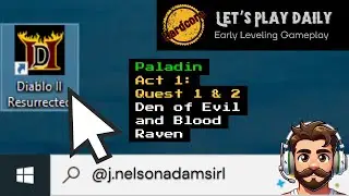 Hardcore Paladin Takes His First Steps: Chaunk's Crusade Begins! (Act 1 Quests 1-2) #letsplay