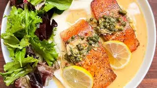 Low-Carb Salmon Piccata  | READ DESCRIPTION