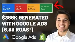 Google Ads Case Study: How We Generated $366k For This Ecommerce Store On A 6.33 ROAS