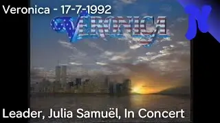 Veronica leader en aankondiging Julia Samuël (17-7-1992)