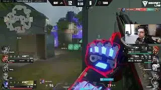 SEN Shroud Reacts to 100T Winning The Second Map vs TGRD | VCT NA LCQ
