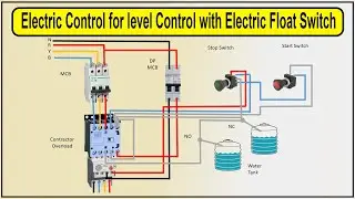 Electric control for level control with electric float | Electric command control