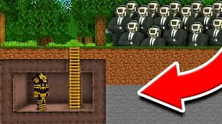 BASE SECRETA VS APOCALIPSIS DE CAMERAMAN EN MINECRAFT 😱