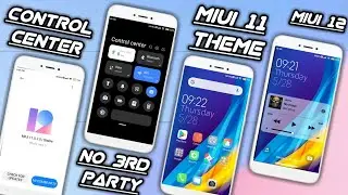 Miui 12 New Theme | Control Center Miui 11 | Miui 12 New Control Center Theme Miui 11 | No 3rd party