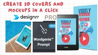 Designrr Pro Review - Create Stunning 3D eBook Covers and get the Chatgpt powered wordgenie prompt !