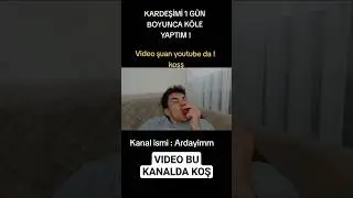 KARDEŞİMİ KÖLE YAPTIM! 