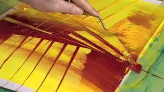 Création en direct d'une peinture 