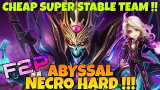F2P SUPER STABLE ABYSSAL NECRO HARD !!! SUMMONERS WAR
