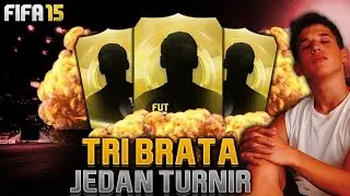 TRI BRATA! JEDAN TURNIR - FIFA 15 PS4 GAMEPLAY SA FACECAMOM #1