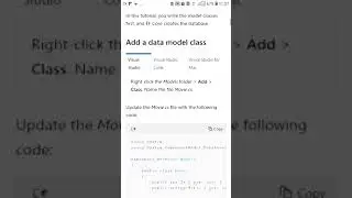 Part 4, add a model to an ASP.NET Core MVC app