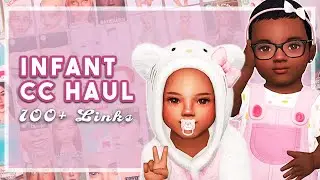 The CUTEST Infant CC 😍 100+ Items 🛒 |  Sims 4 Infant CC Haul With Links