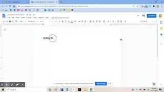 Google Doc- Bold Faced Words