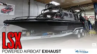 LSX Powered Airboat: Custom Exhaust