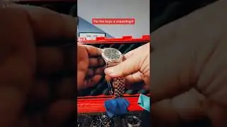 For the boyz a watch unpeeling upload on my channel Pagani Design Datejust 