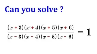 Equation Solving Ⅰ This question frightened 500K+ examinees!