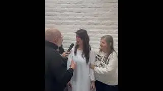 Andrea Rincón se emocionó hasta las lágrimas en su bautismo