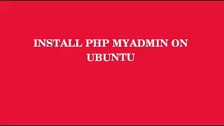 Install phpMyAdmin on Ubuntu |  Using Command Line | CLI
