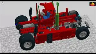 LEGO Technic Reachstacker Building Instructions