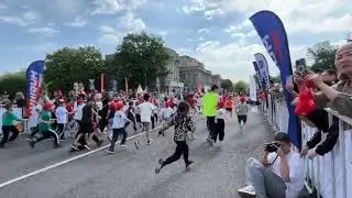 Детский массовый забег в Бишкеке