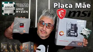 Placa Mãe MSI B650M Gaming Plus 🔥 A + Completa no Custo Benefício 🔥 AMD AM5 - DDR5 - Wi-Fi 🔥 Review