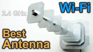 DIY Wi-Fi Corrugated Rod Antenna 2.4 GHz