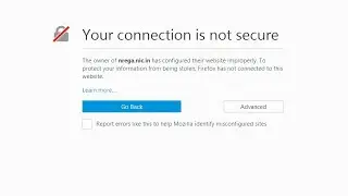 Your Connection is not secure problem solve 2020