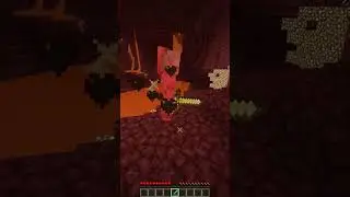 KILLING A PIGMAN!! 💀 (NOOB VERSION) #minecraft #shorts