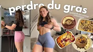 JE COMMENCE UNE SÈCHE｜perdre du gras rapidement en mangeant ce que tu veux :)