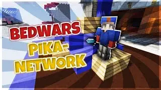 Playing Bedwars! In Pika #minecraft #bedwars