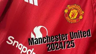 Unboxing & Reviewing Manchester United 2024/25 Home Shirt ! 🔴⚪ | Need to Know About the Red Devils