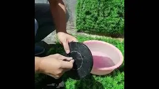 Water fountain solar powered