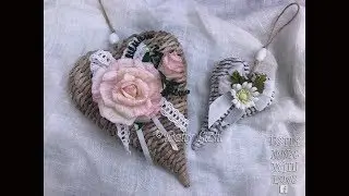 Tutorial Cuore 3D  con cannucce di carta