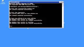 05 Setting Up Windows Time Service