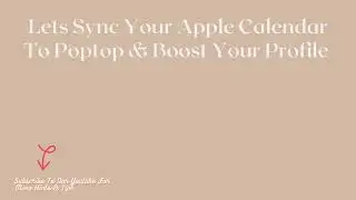 How to sync your Apple calendar with Poptop